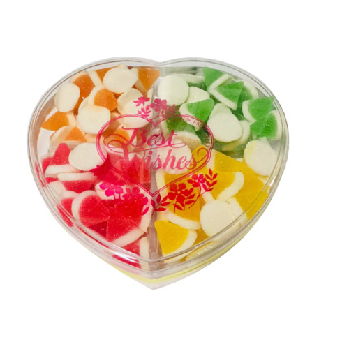 Picture of QUEEN BEST WISHES HEART JELLY 320G-PKT